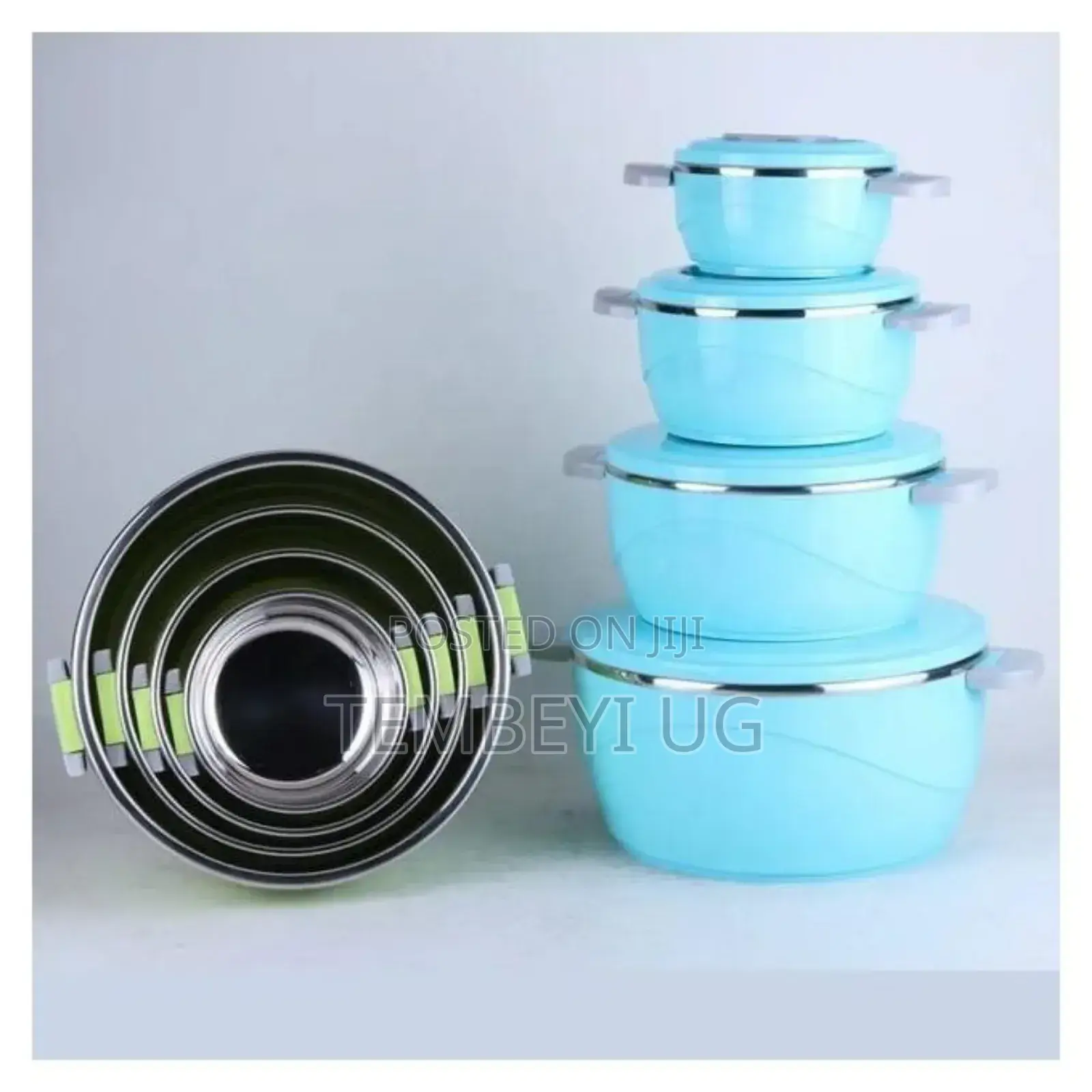 Set of 4 Insulated Food Flasks, Hot Pot