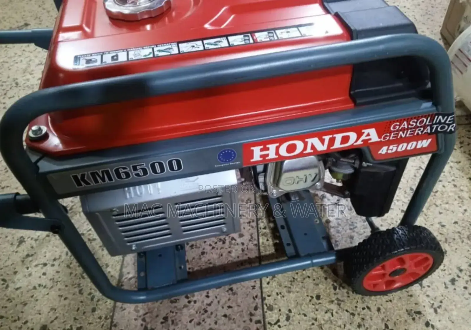 Honda Km 6500 Petrol Generator