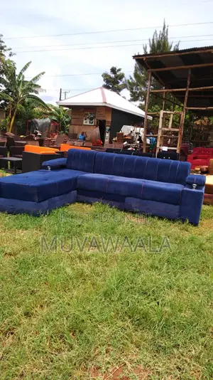Blue L Sofa Sets