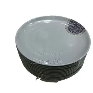 Heavy Melamine Plates - Grey