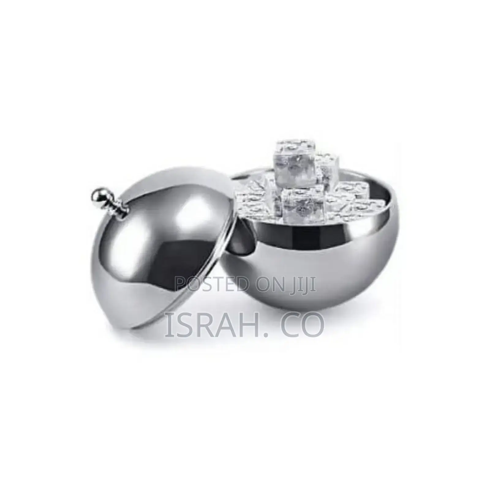 1l Portable Thickened Stainless Steel Ice Bucket