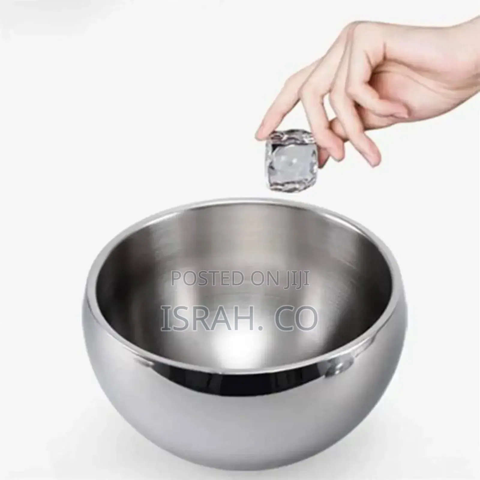 1l Portable Thickened Stainless Steel Ice Bucket