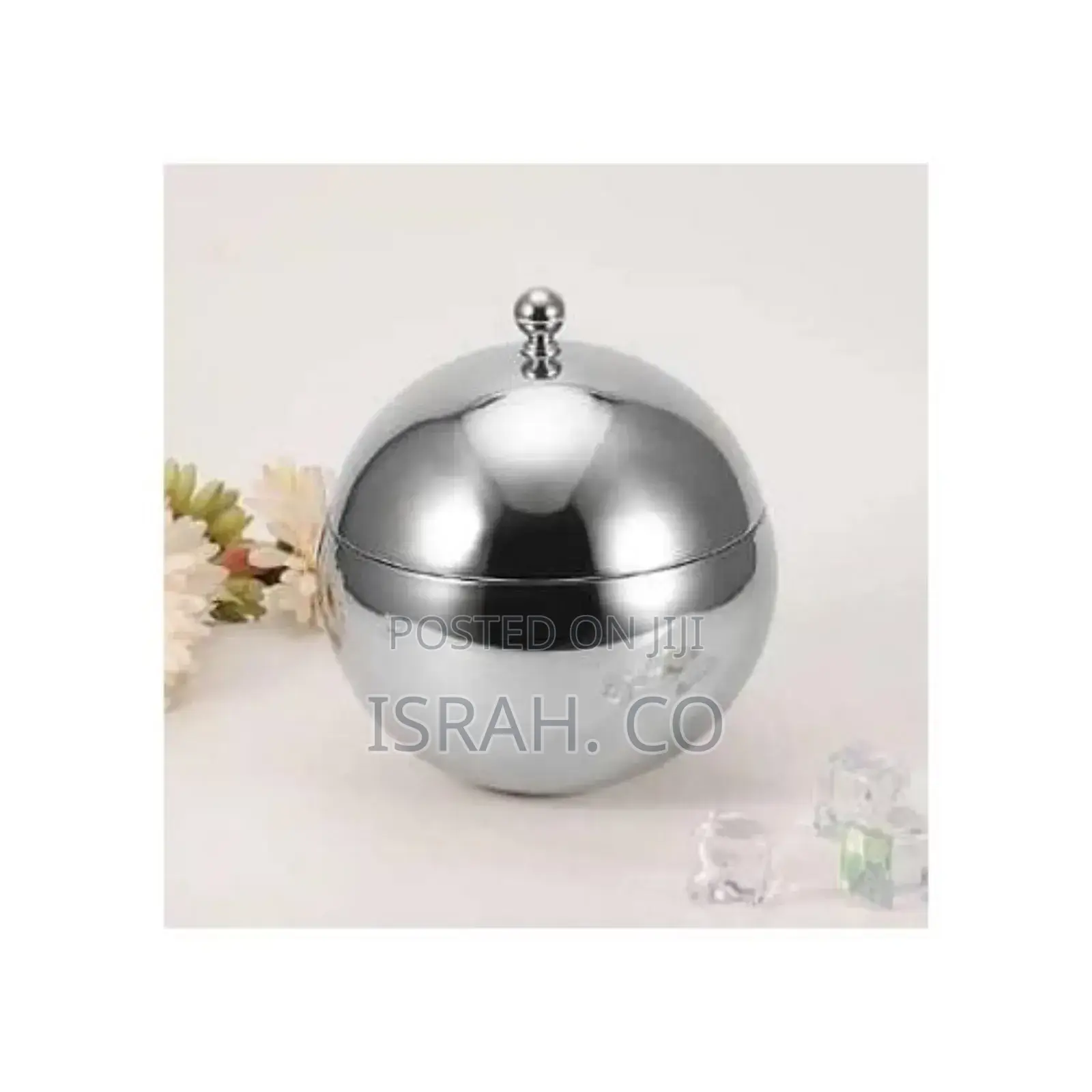 1l Portable Thickened Stainless Steel Ice Bucket