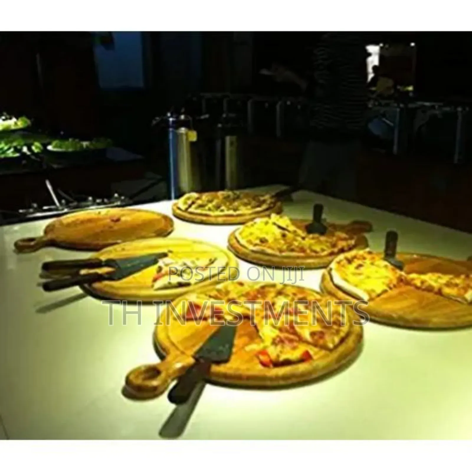 25cm Wooden Serving Pizza Platetray,Chopping Board,Brown