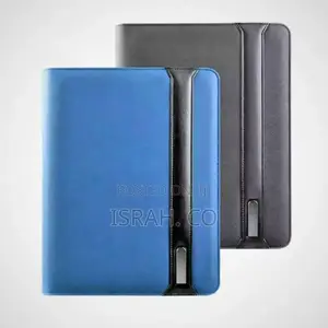 A4 Leather Document Portfoliofolder With Power Bank Gift Box