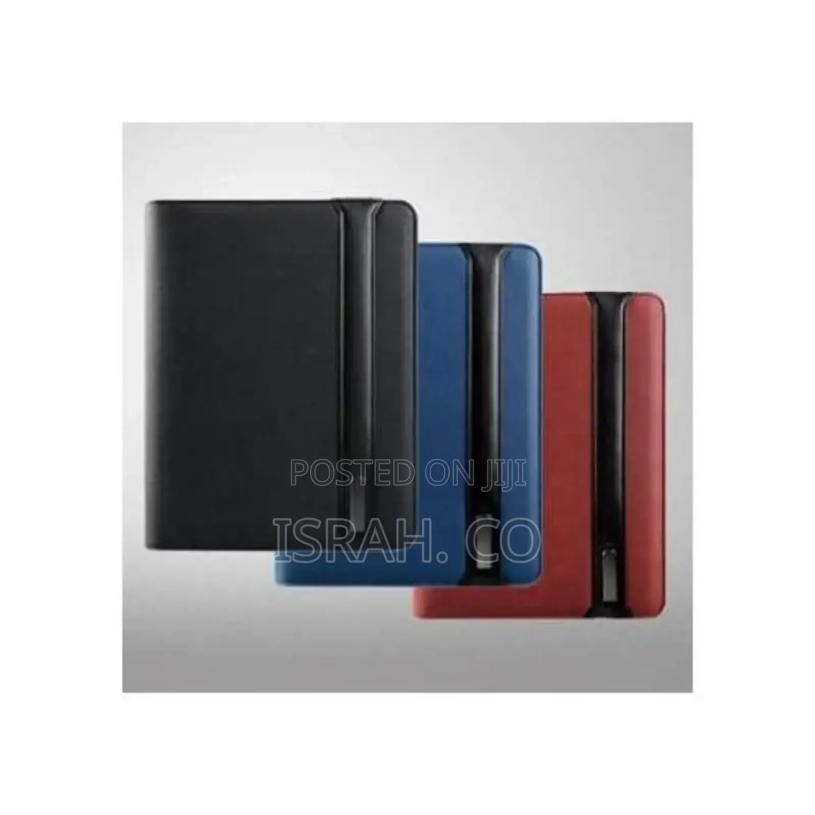 A4 Leather Document Portfoliofolder With Power Bank Gift Box