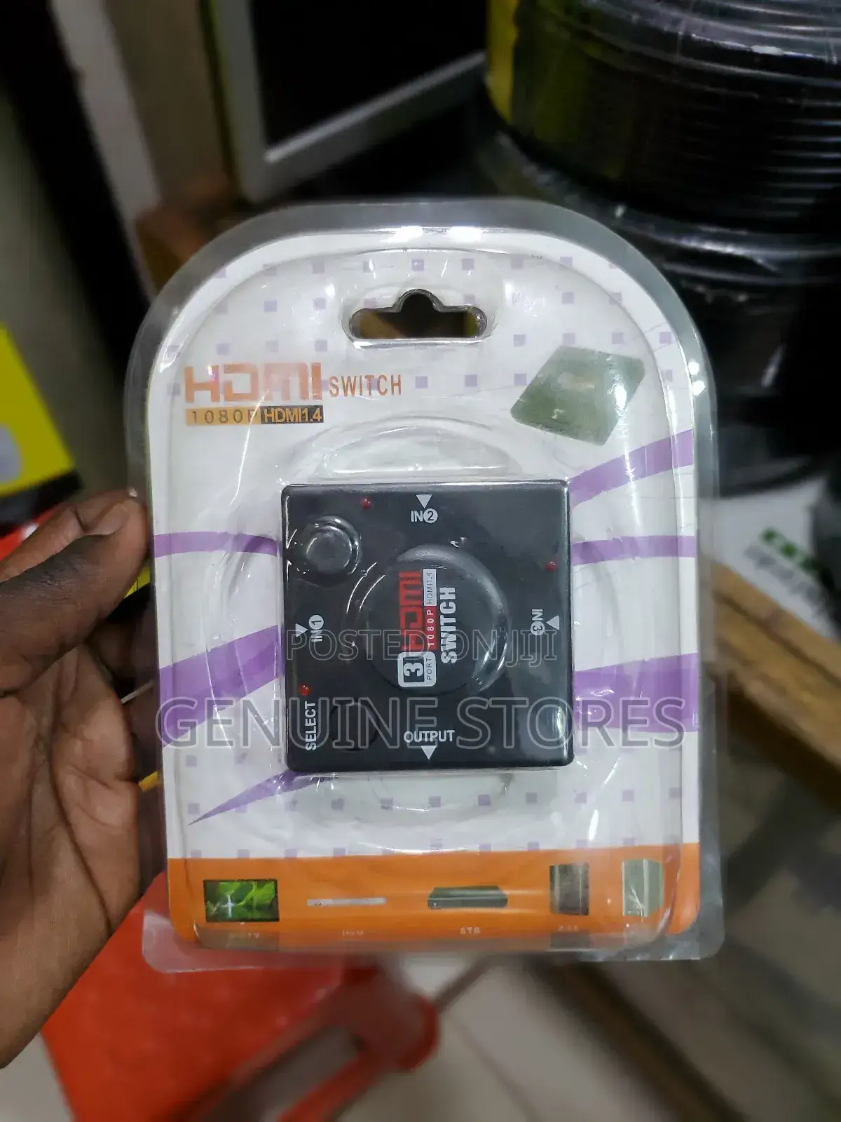 3 Port Hdmi Switch for Dercoder Connection.