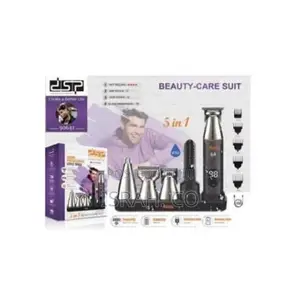 DSP 5-in-1 Rechargeable Ipx6 Trimmer Body Grooming Set