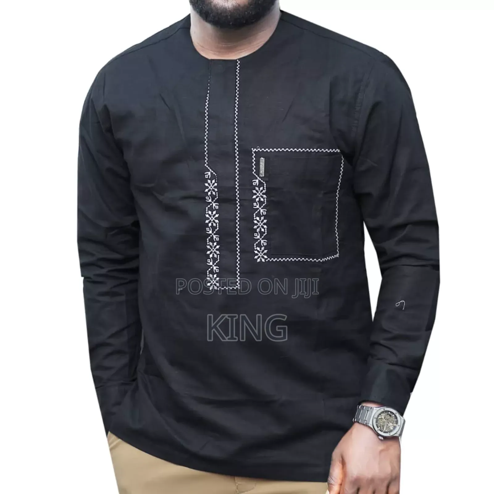 Neon Linen Shirts. African Style. Kitengi