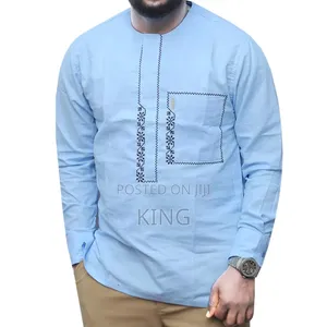 Expressive Linen Shirts. African Style. Kitengi