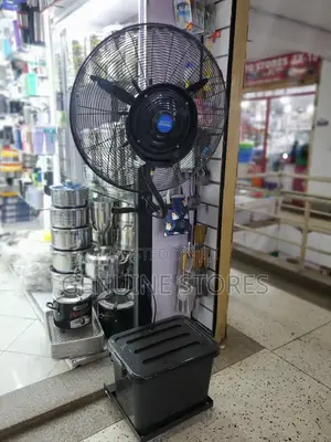 Industrial Black Mist Fan That Is Energy Saving.