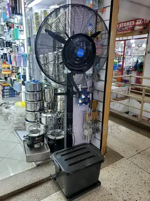 Industrial Black Mist Fan That Is Energy Saving.