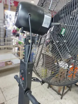 Industrial Black Mist Fan That Is Energy Saving.