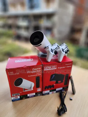 Smart Hd Ultra Game Projector With Wireless Pads