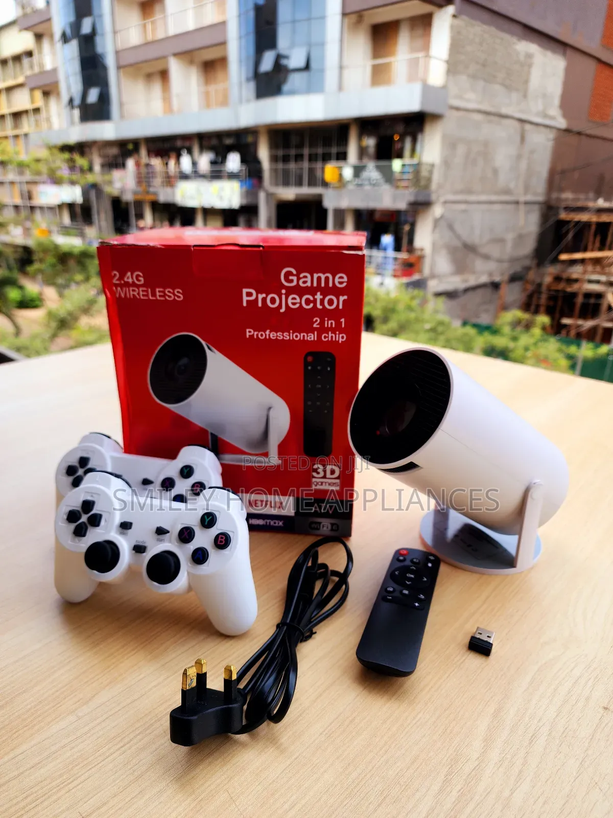 Smart Hd Ultra Game Projector With Wireless Pads