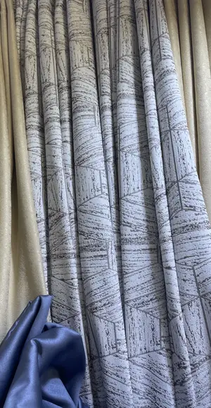 Hexagon Curtain in Brown