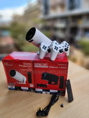 Brand New Smart Hd Gaming Projector With Two Wireless Pads
