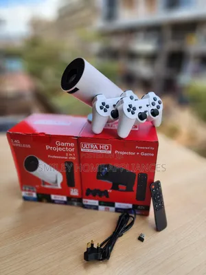 Gaming Smart Hd Projector With Two Wireless Controllers