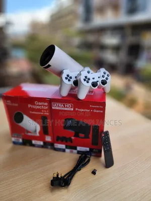 Ultra Hd Gaming Smart Projector With 2 Wireless Controllers
