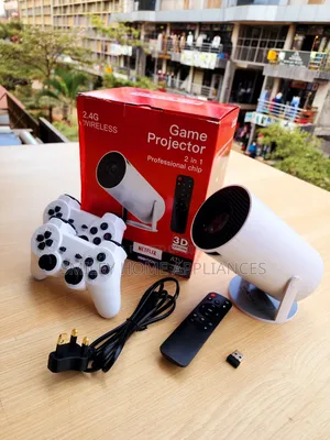 Ultra Hd Gaming Smart Projector With 2 Wireless Controllers