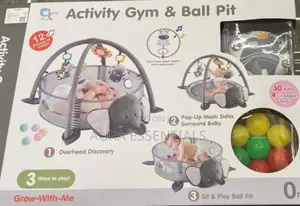 Soft 3 in 1 Plush Elephant Baby Gym