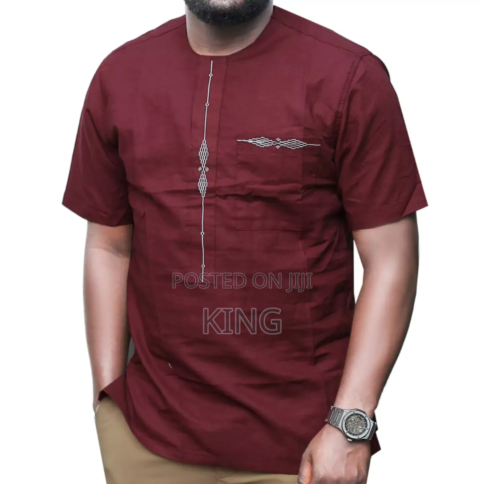 Proper Linen Shirts. African Style. Kitengi