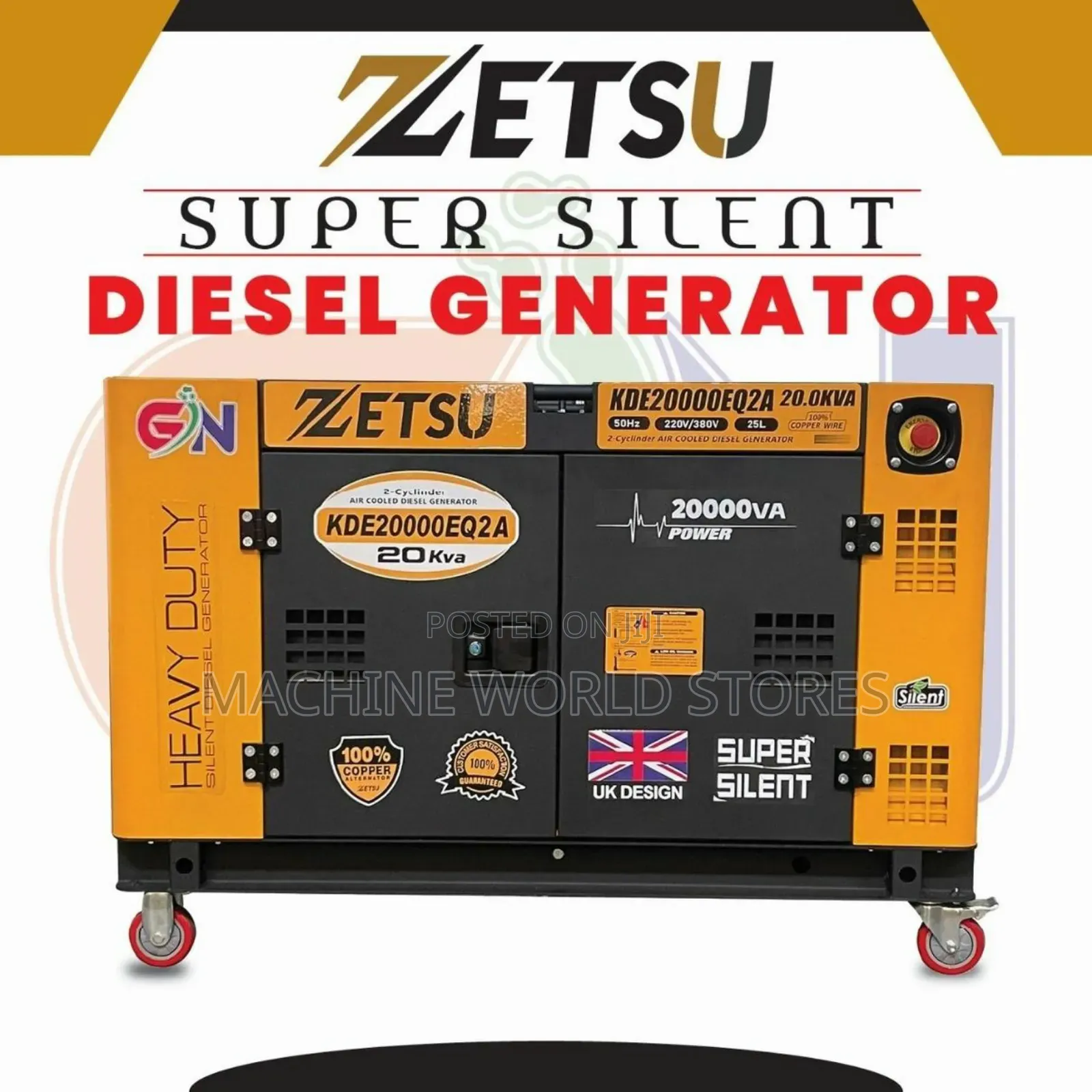 Super Silent 20kva Diesel Generator 3phase and Single Phase