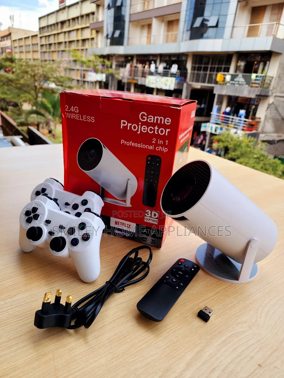 Brand New Ultra Hd Smart Gaming Projector With Two Game Pads