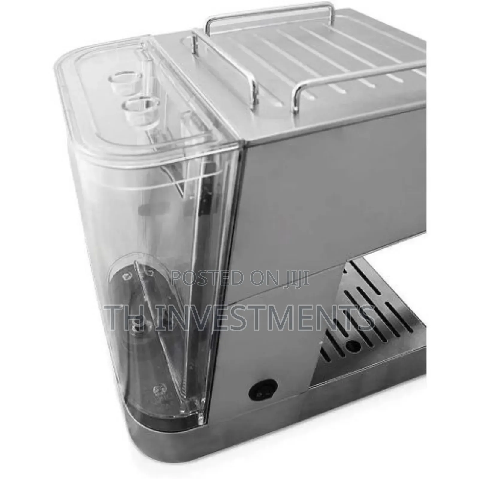 Coffee, Espresso and Cappuccino Maker Machine-Silver 