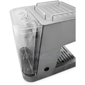 Coffee, Espresso and Cappuccino Maker Machine-Silver 