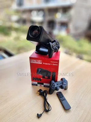 High Dynamic Range Smart Gaming Projector With Wireless Pads