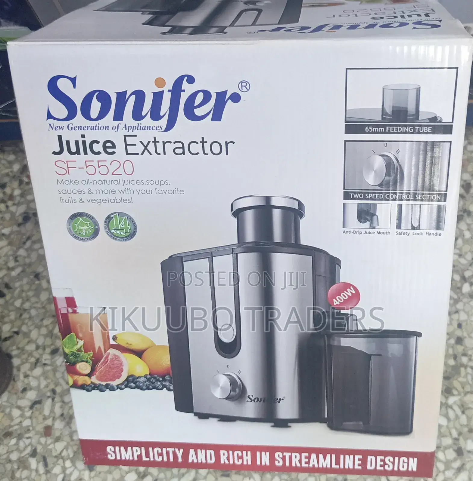 Sonifer 400w Juice Extractor