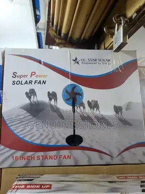Solar Stand Fan of 16 Inches Size