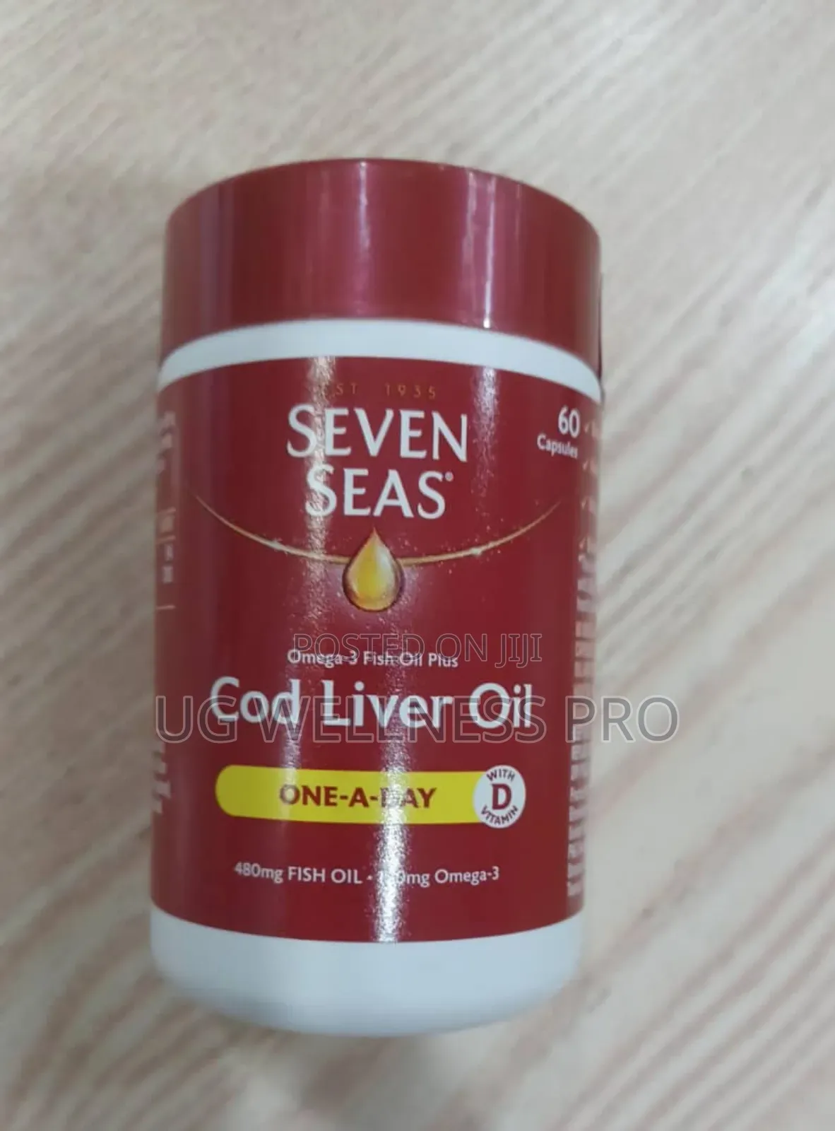 Seven Seas Pure Cod Liver Oil Capsules for Immunity Support