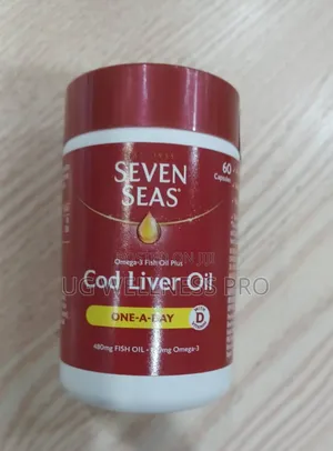 Seven Seas Pure Cod Liver Oil Capsules for Immunity Support
