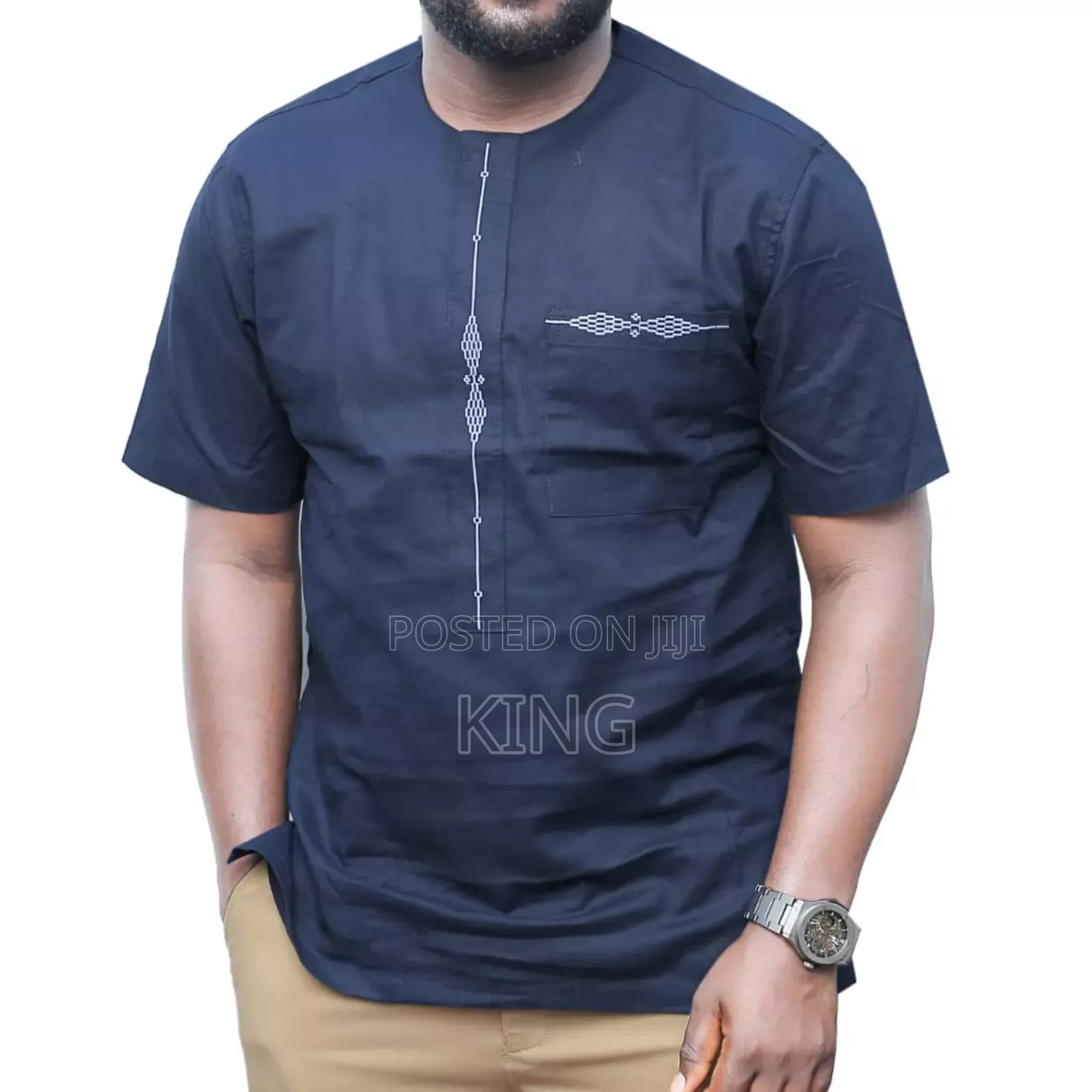 Vogue Linen Shirts. African Style. Kitengi