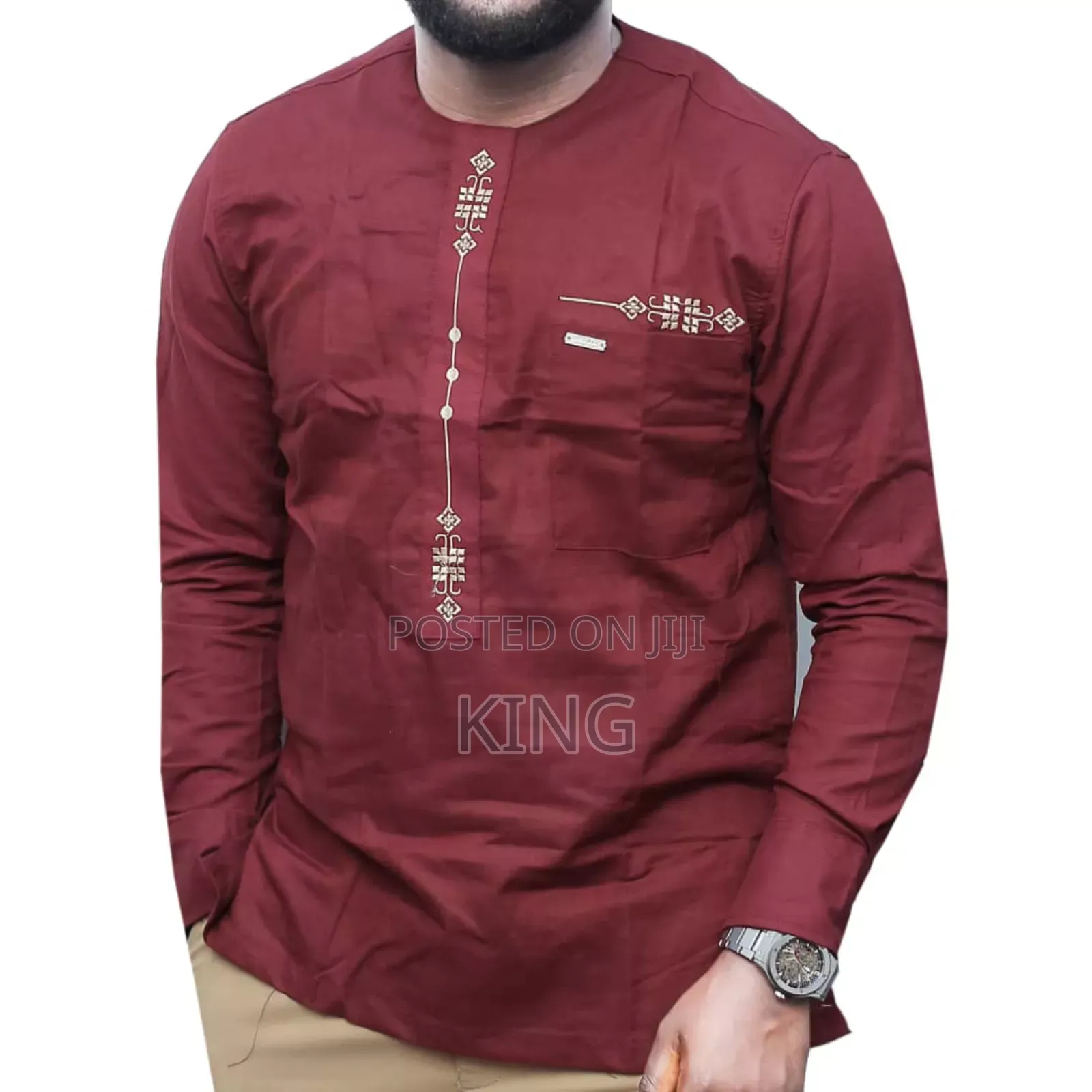 Dopest Linen Shirts. African Style. Kitengi