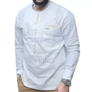 Alpha Linen Shirts. African Style. Kitengi
