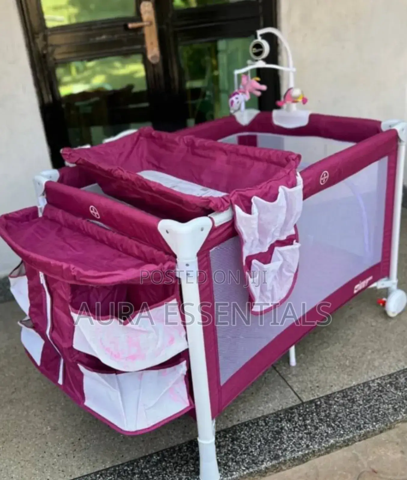 Portable Bassinet Rocking Crib