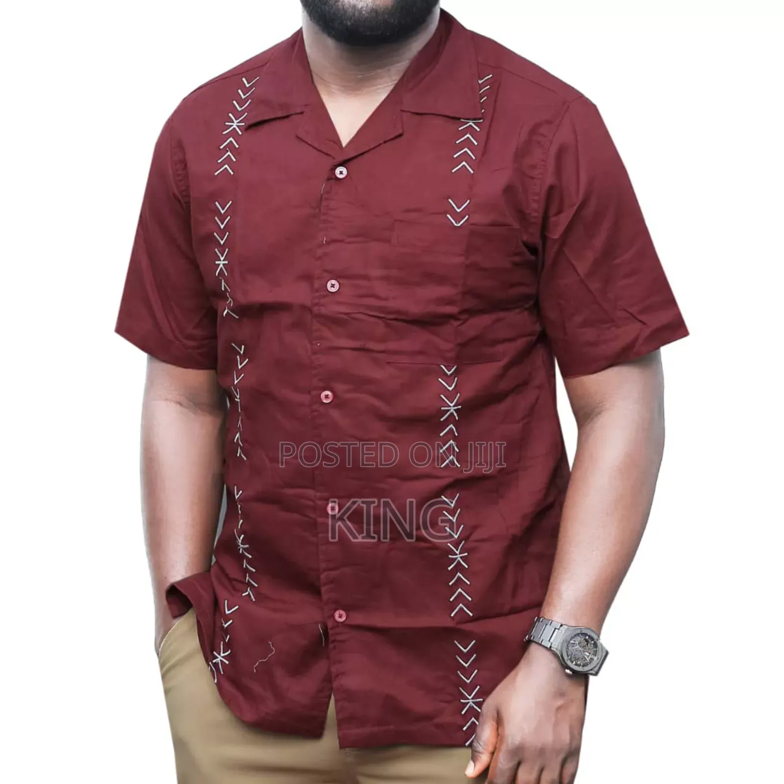 Bespoke Linen Shirts. African Style. Kitengi