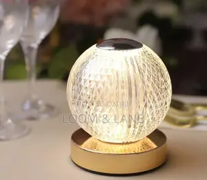 Crystal Night Light Desk Lamp
