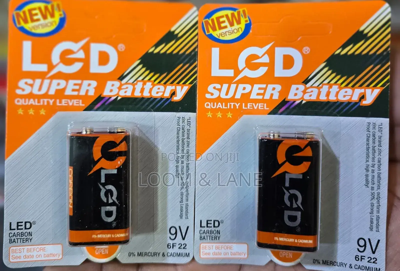 LCD Super 9v Battery