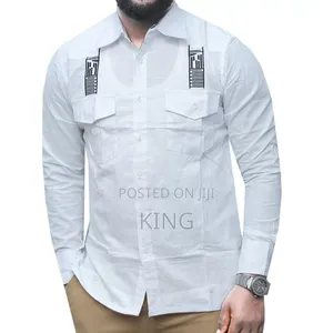 Maestro Linen Shirts. African Style. Kitengi