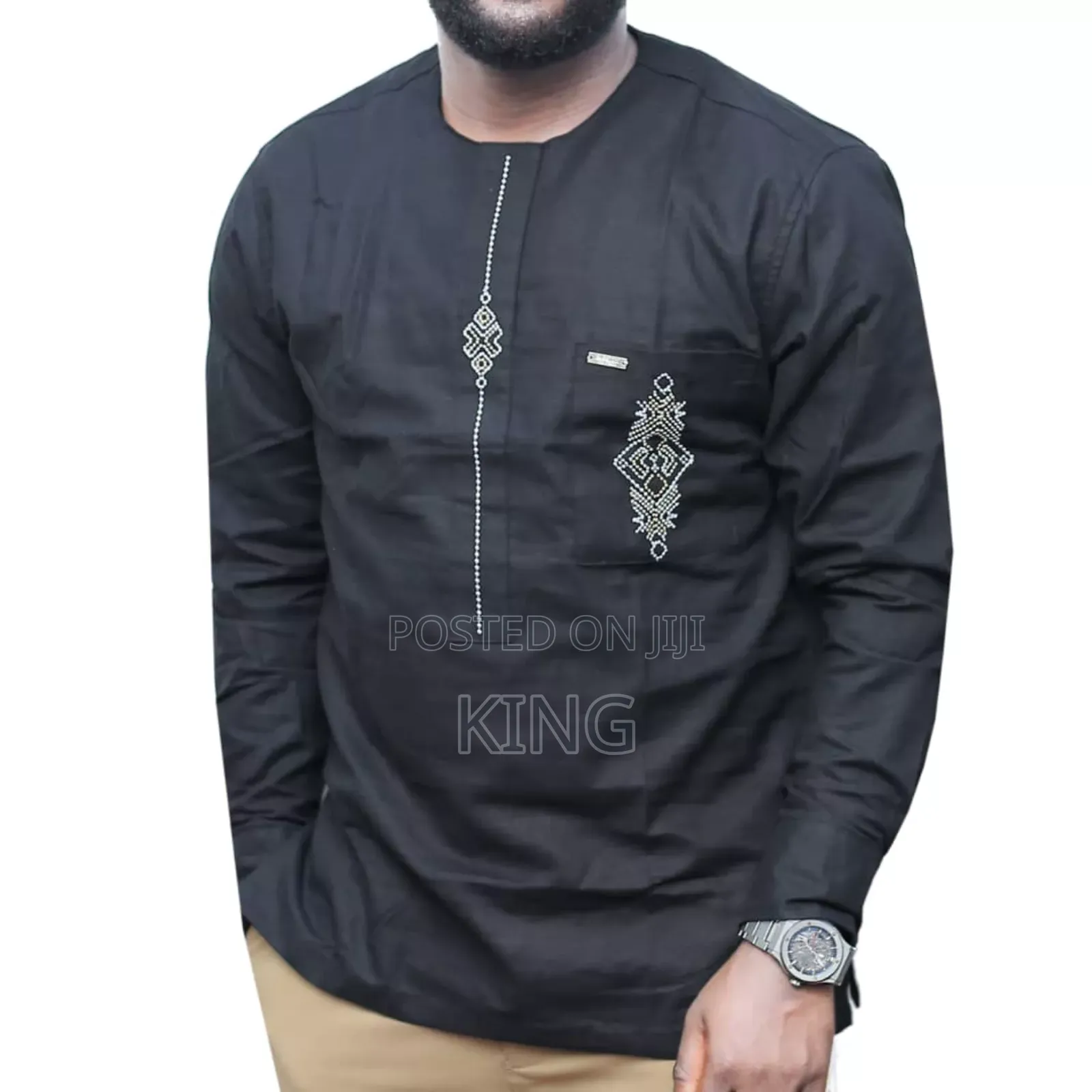 Comm Linen Shirts. African Style. Kitengi