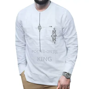 Melanie Linen Shirts. African Style. Kitengi
