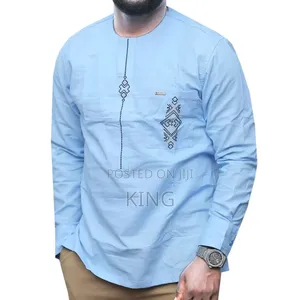 Clash Linen Shirts. African Style. Kitengi