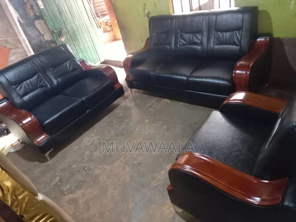Rec Sofa Set Black
