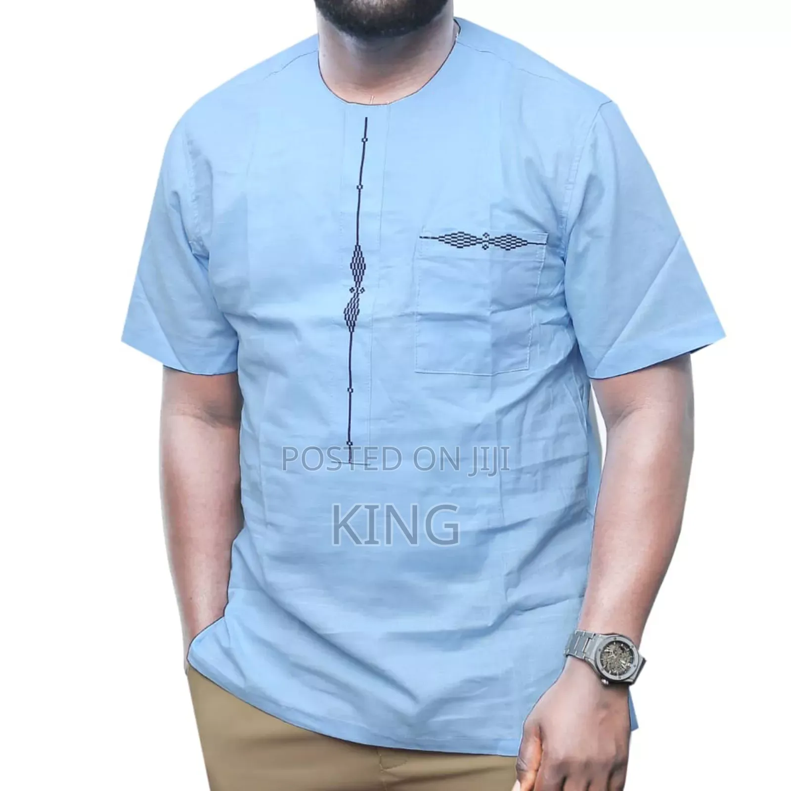 Casual Linen Shirts. African Style. Kitengi