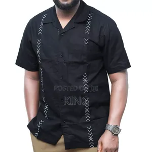 Vacation -Mode Linen Shirts. African Style. Kitengi