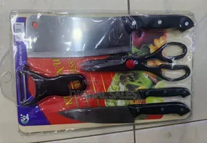 Kitchen Knife Set With Board